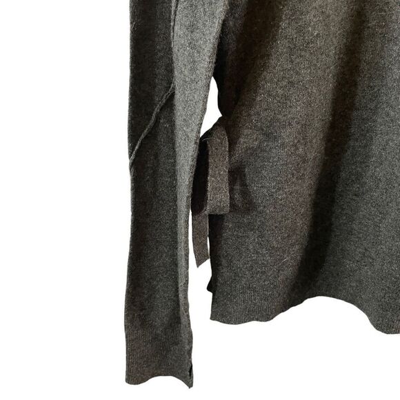 Pam & Gela Grey Wool Cashmere Blend "Dream" Sweater Size MED - Picture 12 of 13